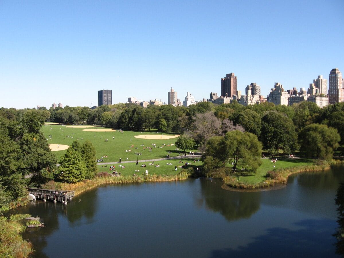 The Great Lawn in Central Park, New York City, where the Global Citizen Festival takes place