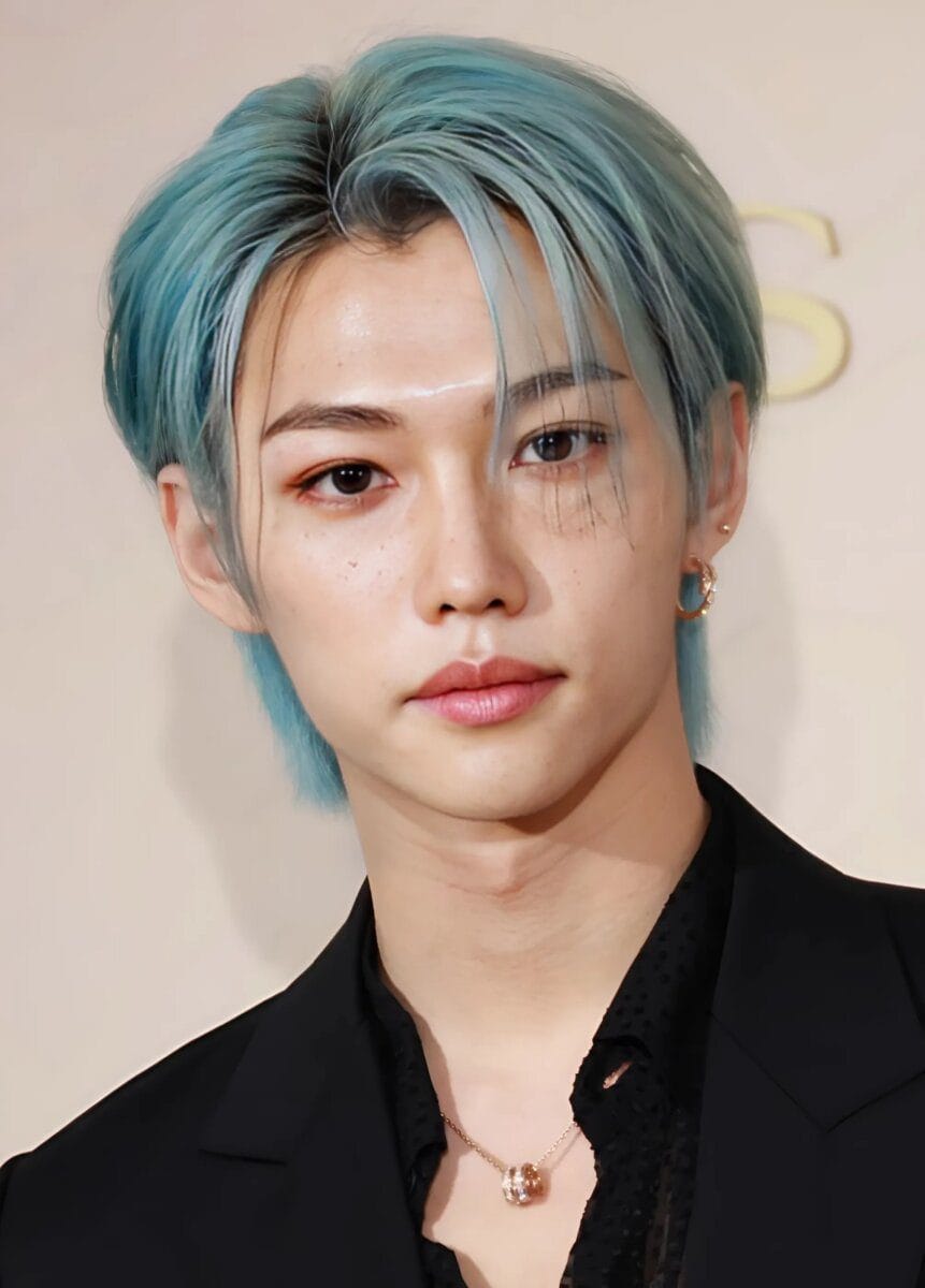 Felix of Stray Kids at a Bulgari photo call