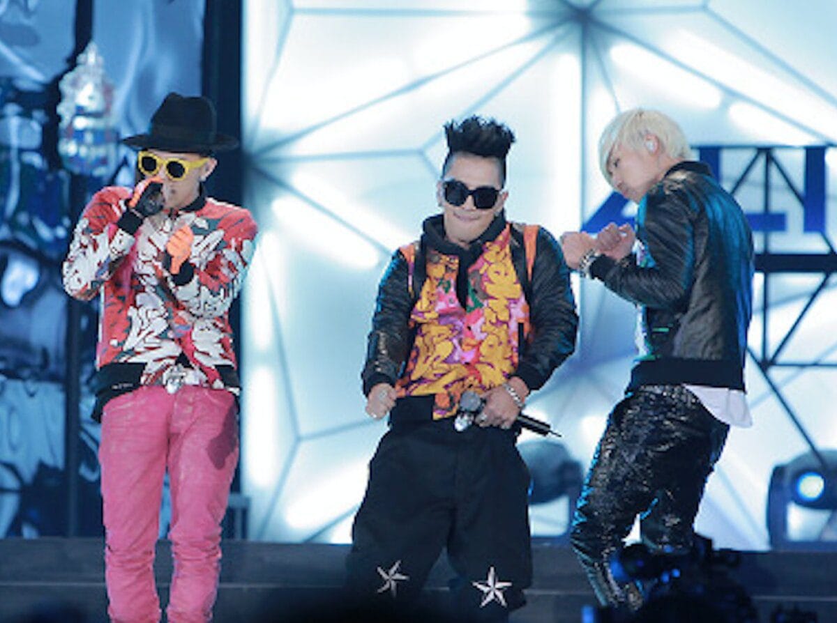 G-Dragon, Taeyang, and Daesung of BIGBANG
