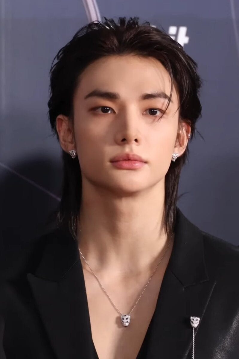 Hyunjin of Stray Kids at the Golden Disc Awards