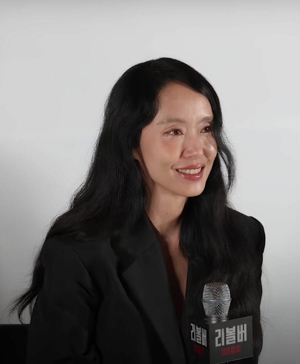 Actress Jeon Do-yeon at a press preview in 2024