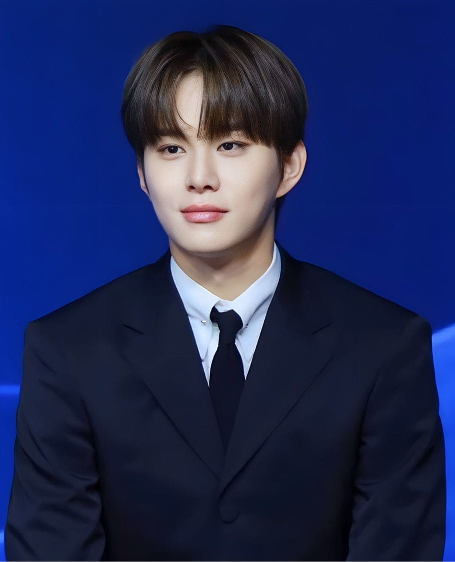 NCT 127 member Jungwoo at a press conference