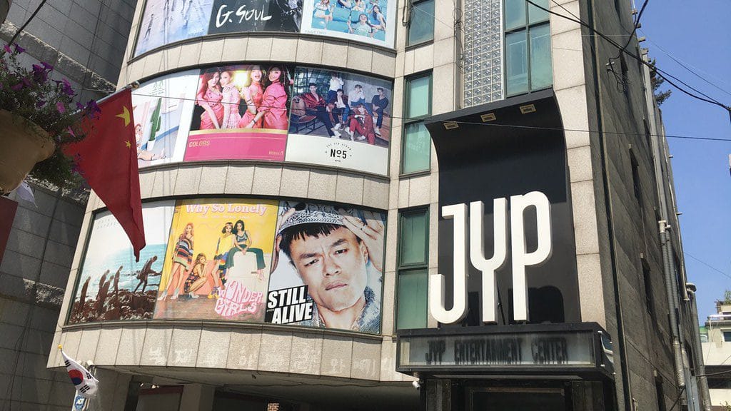 JYP Entertainment Center building exterior