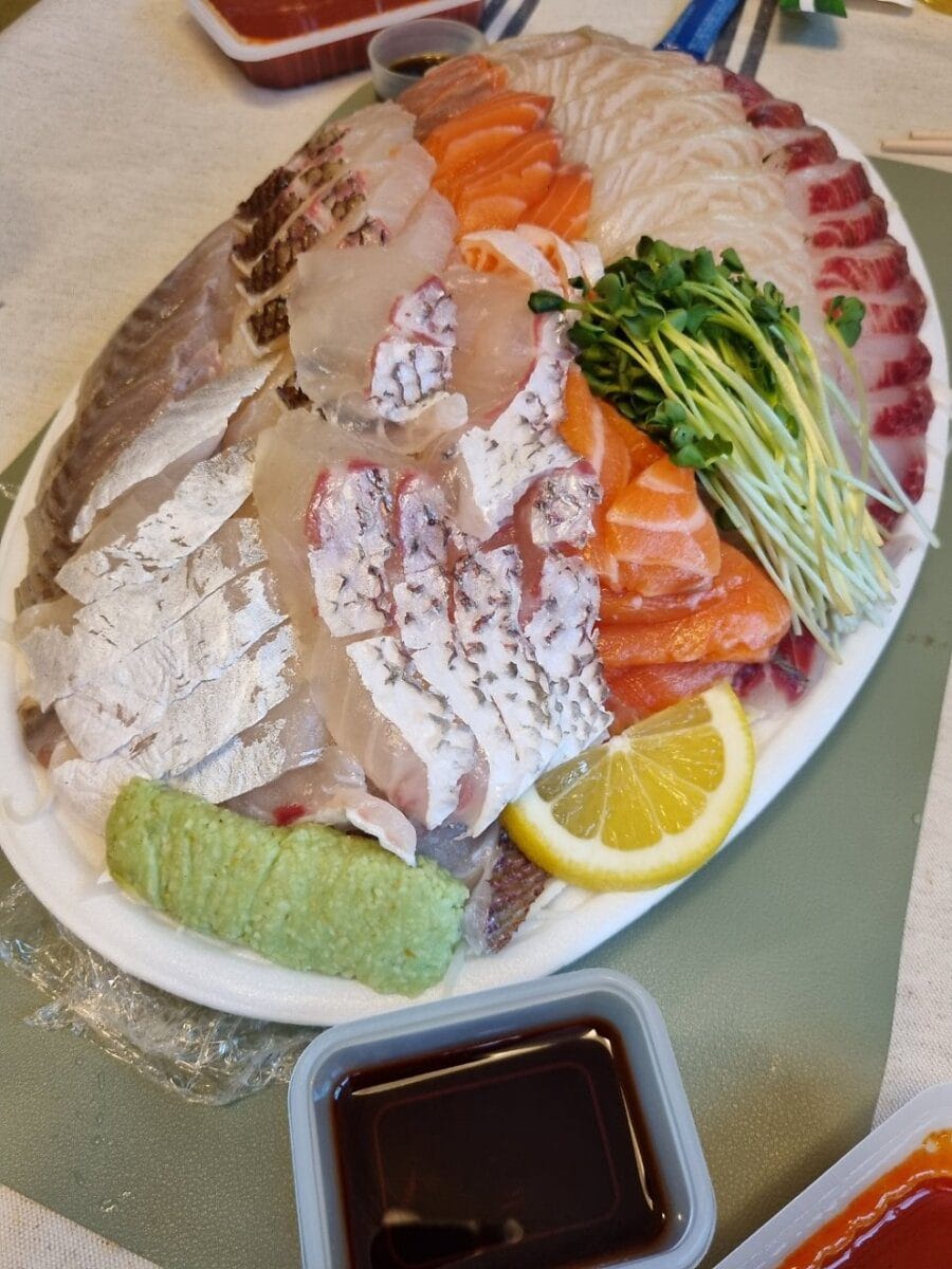 가락시장 온달수산에서 회 떠다가 공자의 술도 먹음..ㅜㅜㅜ