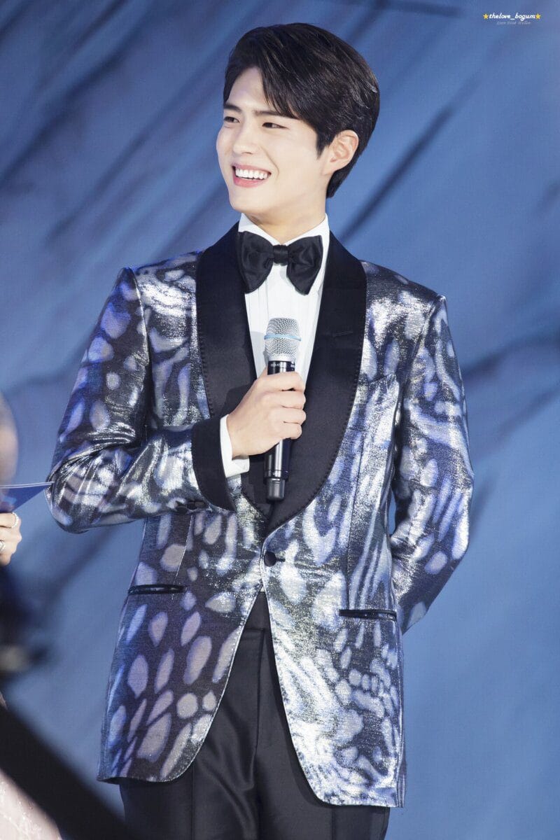 Actor Park Bo-gum at an awards show